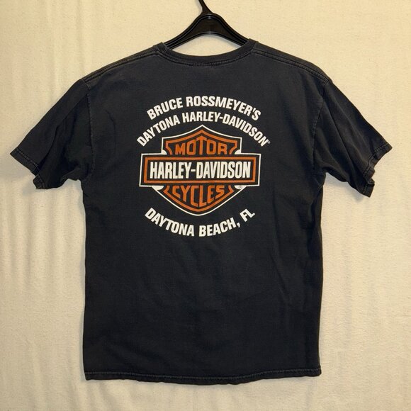 Harley Davidson T Shirt Size Adult Large L Daytona Bike Week 2010 - Picture 8 of 12